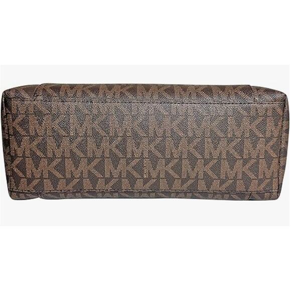 Michael Kors Women's Jet Set EW Top Zip Tote Brown/Luggage Handbag - Picture 5 of 5